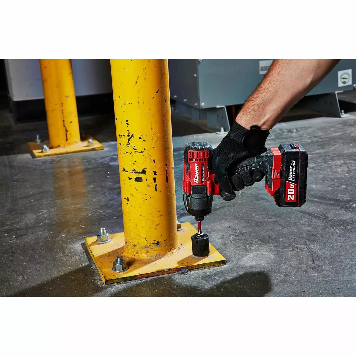 BAUER 20V Cordless 1/4 in. Hex Compact Impact Driver Kit with 1.5Ah Battery, Rapid Charger, and Bag 9 BAUER 20V Cordless 1/4 in. Hex Compact Impact Driver Kit with 1.5Ah Battery, Rapid Charger, and Bag - Image 9