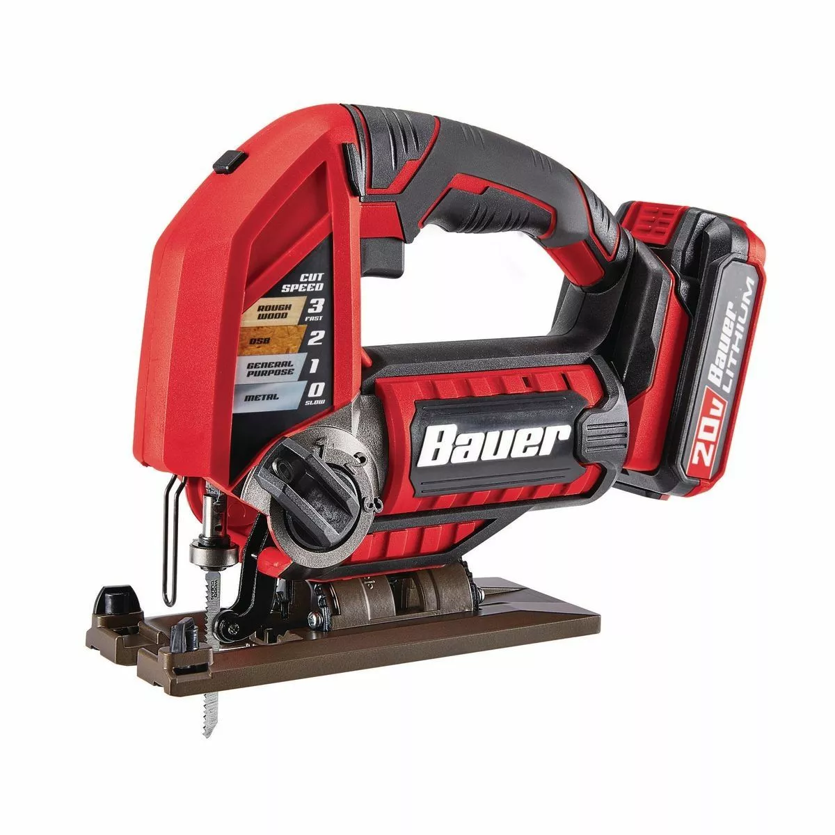 BAUER 20v Cordless Variable Speed Jig Saw - Tool Only 3 BAUER 20v Cordless Variable Speed Jig Saw - Tool Only - Image 3