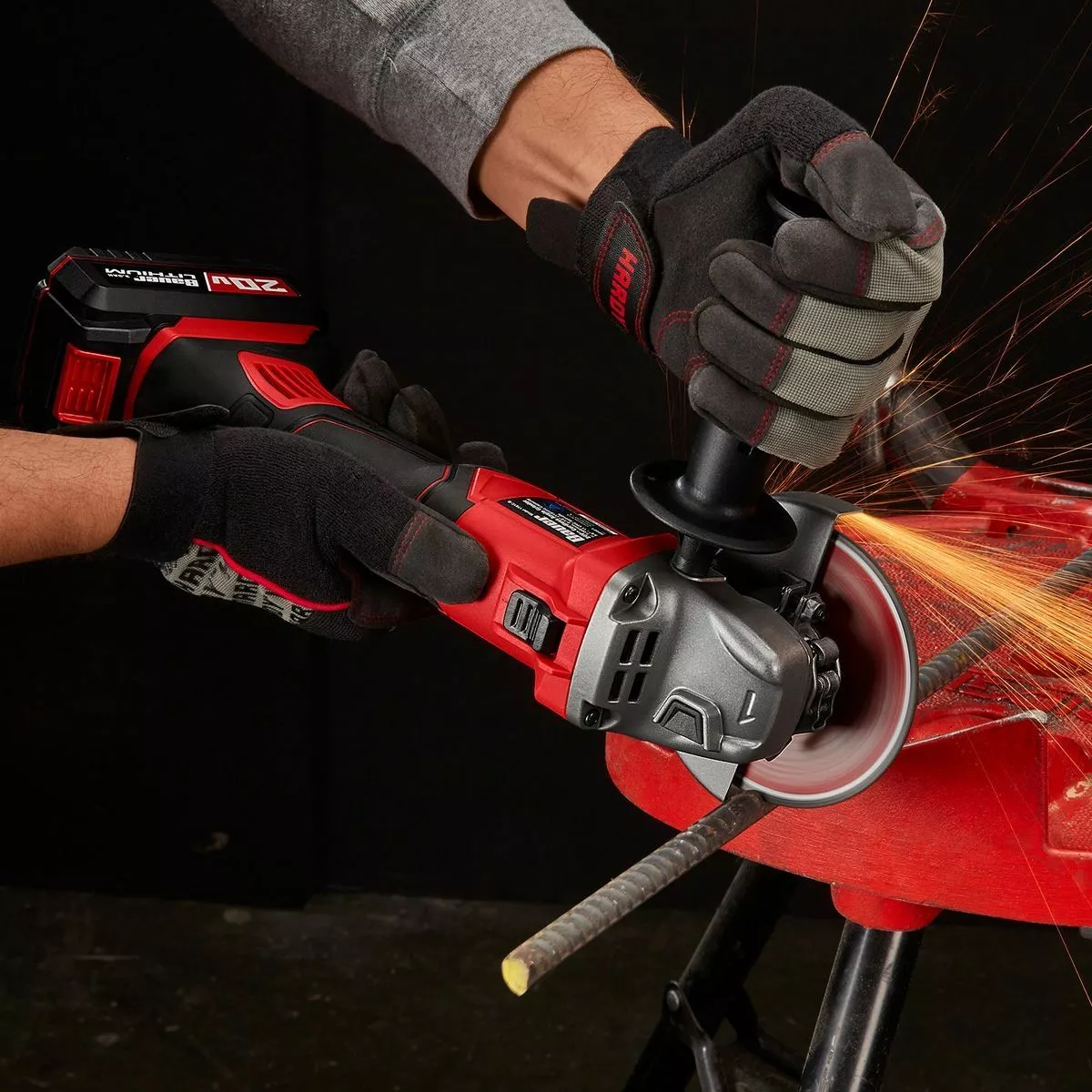 BAUER 20V Cordless 4-1/2 in. Slide Switch Angle Grinder - Tool Only 10 BAUER 20V Cordless 4-1/2 in. Slide Switch Angle Grinder - Tool Only - Image 10