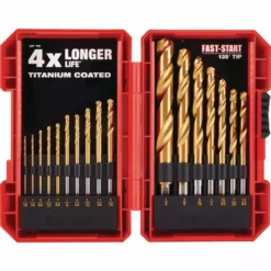 BAUER Titanium Drill Bit Set, 21 Pc.