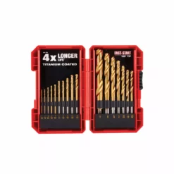 BAUER Titanium Drill Bit Set, 21 Pc. -Bauer Popular Store 63911 W1