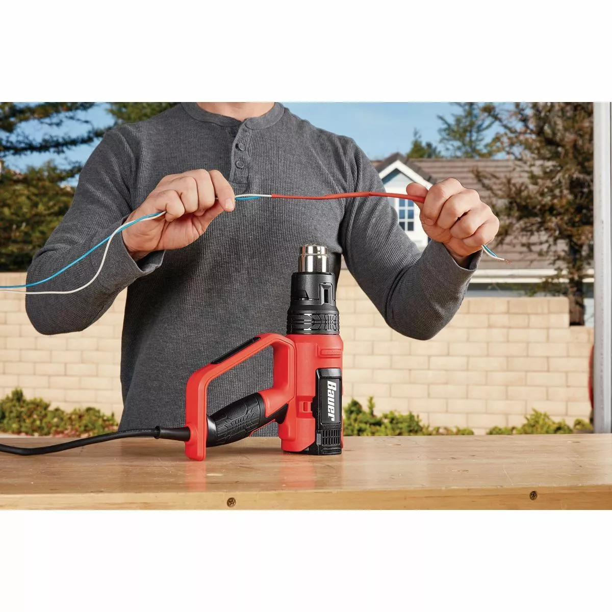 BAUER 1600 Watt 12 Amp 14 Temperature Dual Fan Speed Heat Gun 3 BAUER 1600 Watt 12 Amp 14 Temperature Dual Fan Speed Heat Gun - Image 3