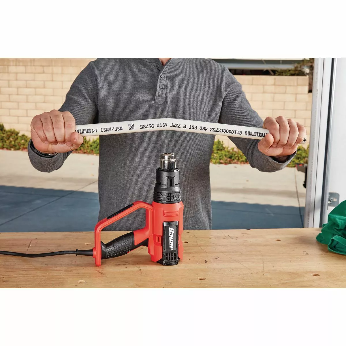 BAUER 1600 Watt 12 Amp 14 Temperature Dual Fan Speed Heat Gun 4 BAUER 1600 Watt 12 Amp 14 Temperature Dual Fan Speed Heat Gun - Image 4