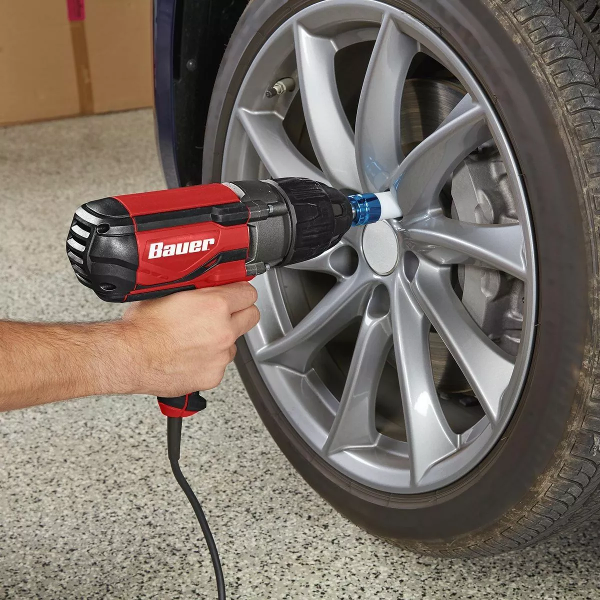 BAUER 8.5 Amp 1/2 in. Variable Speed Impact Wrench with Rocker Switch 6 BAUER 8.5 Amp 1/2 in. Variable Speed Impact Wrench with Rocker Switch - Image 6