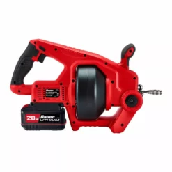 BAUER 20V Cordless Auto-Feed Drain Cleaner - Tool Only 18 BAUER 20V Cordless Auto-Feed Drain Cleaner - Tool Only -Bauer Popular Store 64483 W5