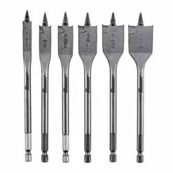 BAUER Spade Bit Set, 6 Pc. 7 BAUER Spade Bit Set, 6 Pc. -Bauer Popular Store 64744 W4