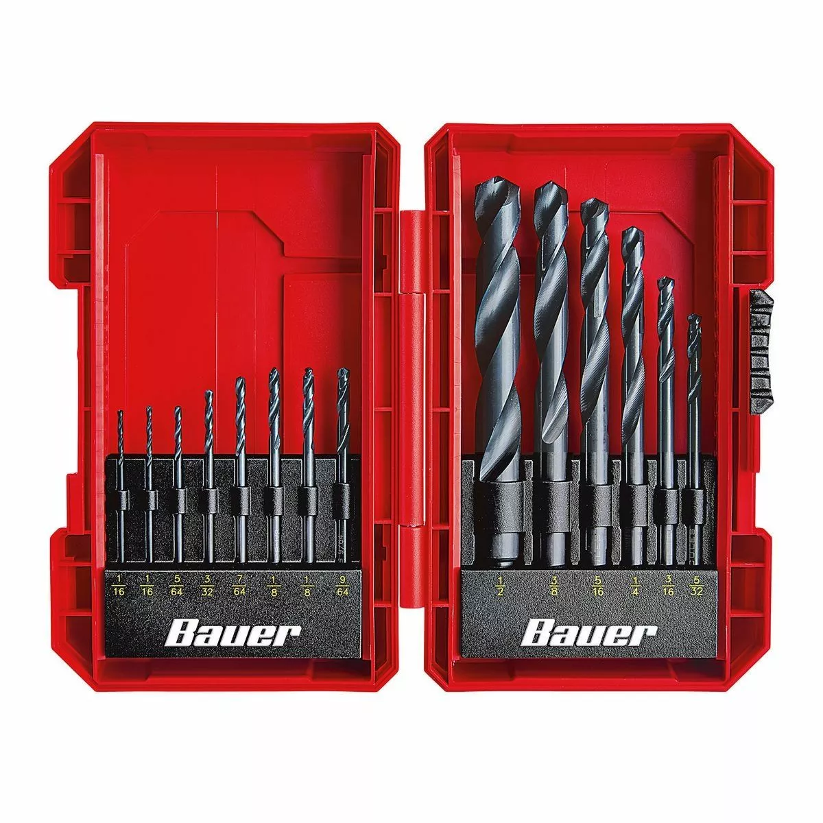 BAUER Black Oxide Drill Bit Set, 14 Pc. 2 BAUER Black Oxide Drill Bit Set, 14 Pc. - Image 2