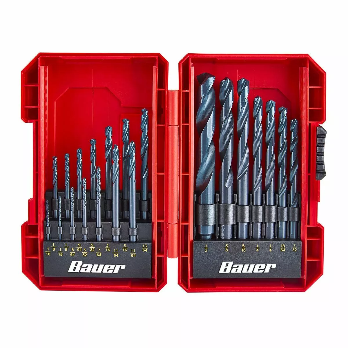 BAUER Black Oxide Drill Bit Set, 21 Pc. 2 BAUER Black Oxide Drill Bit Set, 21 Pc. - Image 2
