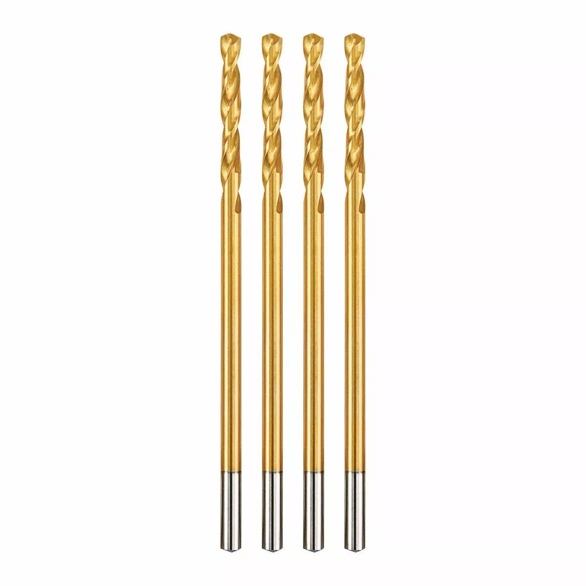 BAUER 7/64 in. Titanium Drill Bit Set, 4 Pc. 1 BAUER 7/64 in. Titanium Drill Bit Set, 4 Pc.