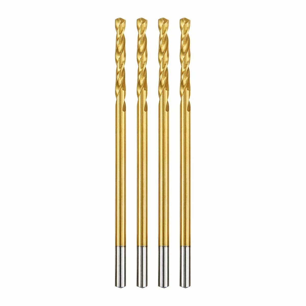 BAUER 7/64 in. Titanium Drill Bit Set, 4 Pc. 2 BAUER 7/64 in. Titanium Drill Bit Set, 4 Pc. - Image 2