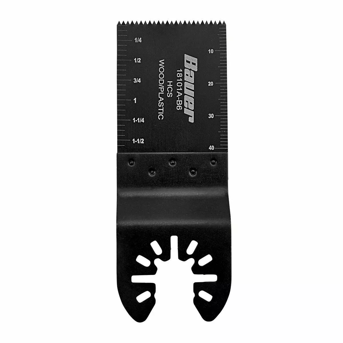 BAUER 1-3/8 in. High Carbon Steel Plunge/Flush Cutting Blade for Oscillating Multi-tools 2 BAUER 1-3/8 in. High Carbon Steel Plunge/Flush Cutting Blade for Oscillating Multi-tools - Image 2