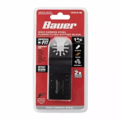 BAUER 1-3/8 in. High Carbon Steel Plunge/Flush Cutting Blade for Oscillating Multi-tools 9 BAUER 1-3/8 in. High Carbon Steel Plunge/Flush Cutting Blade for Oscillating Multi-tools -Bauer Popular Store 64949 W5