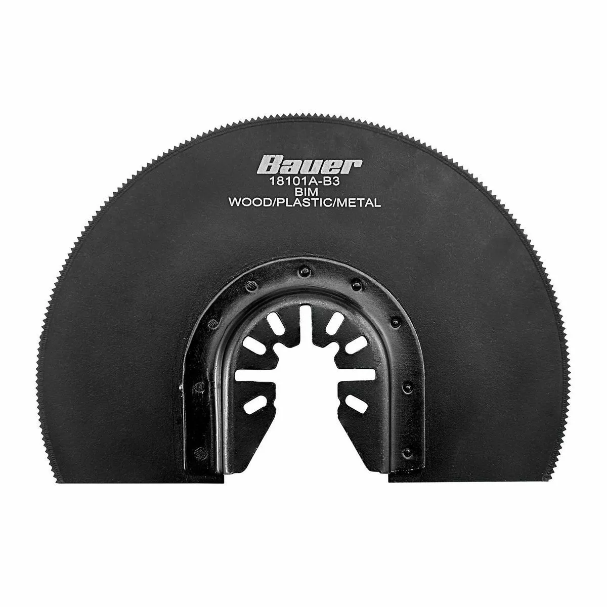 BAUER 4 in. Bi-Metal Half Moon Cutting Blade for Oscillating Multi-tools 1 BAUER 4 in. Bi-Metal Half Moon Cutting Blade for Oscillating Multi-tools