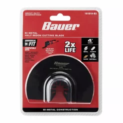 BAUER 4 in. Bi-Metal Half Moon Cutting Blade for Oscillating Multi-tools 7 BAUER 4 in. Bi-Metal Half Moon Cutting Blade for Oscillating Multi-tools -Bauer Popular Store 64950 W5