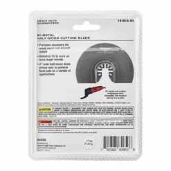 BAUER 4 in. Bi-Metal Half Moon Cutting Blade for Oscillating Multi-tools 8 BAUER 4 in. Bi-Metal Half Moon Cutting Blade for Oscillating Multi-tools -Bauer Popular Store 64950 W6