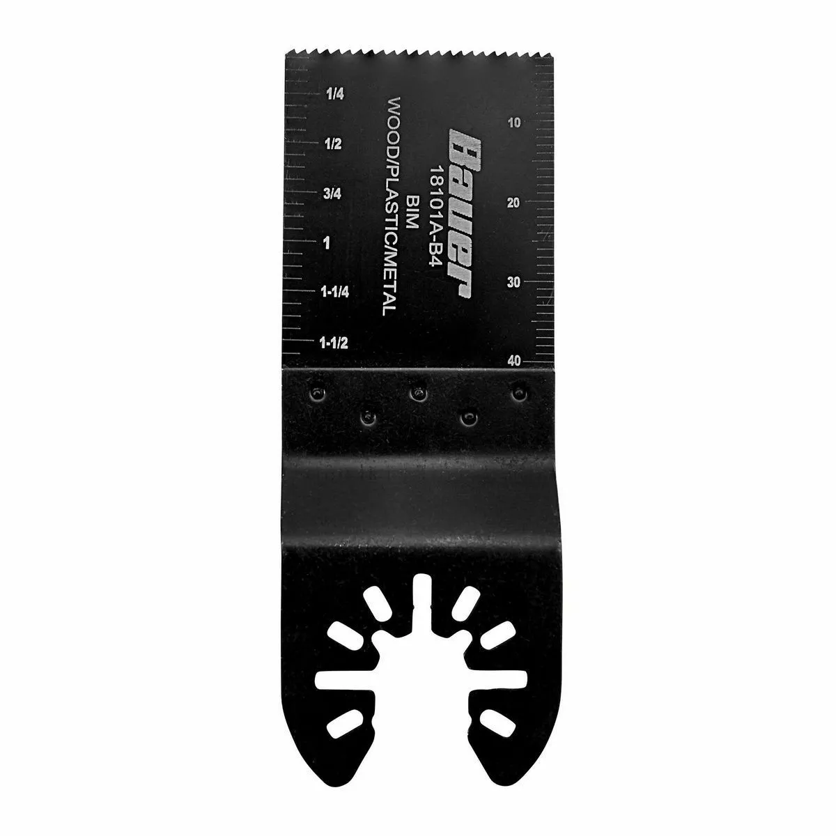 BAUER 1-3/8 in. Bi-Metal Carbon Steel Plunge/Flush Cutting Saw Blade for Oscillating Multi-tools 2 BAUER 1-3/8 in. Bi-Metal Carbon Steel Plunge/Flush Cutting Saw Blade for Oscillating Multi-tools - Image 2
