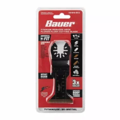 BAUER 1-3/4 in. Bi-Metal Reduced Shank Titanium Plunge/Flush Cutting Blade for Oscillating Multi-tools 9 BAUER 1-3/4 in. Bi-Metal Reduced Shank Titanium Plunge/Flush Cutting Blade for Oscillating Multi-tools -Bauer Popular Store 64964 W5