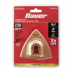 BAUER Carbide Grit Triangular Grinding Rasp for Oscillating Multi-tools -Bauer Popular Store 64966 W5