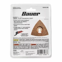 BAUER Carbide Grit Triangular Grinding Rasp for Oscillating Multi-tools -Bauer Popular Store 64966 W6
