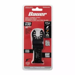 BAUER 1-3/16 in. High Carbon Steel Reduced Shank Plunge/Flush Cutting Blade for Oscillating Multi-tools -Bauer Popular Store 64979 W5
